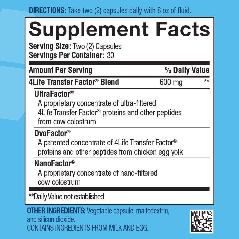Transfer Factor Tri Factor Formula